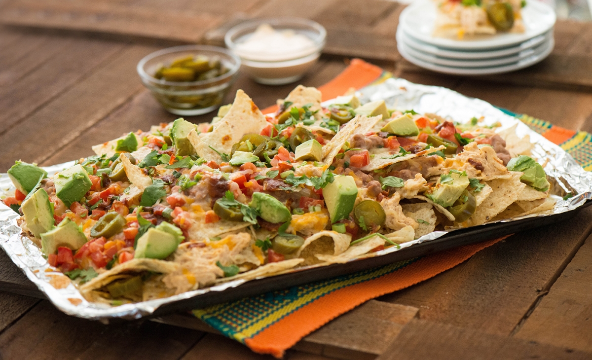 Chipotle Chicken Nachos » Nibbles and Feasts