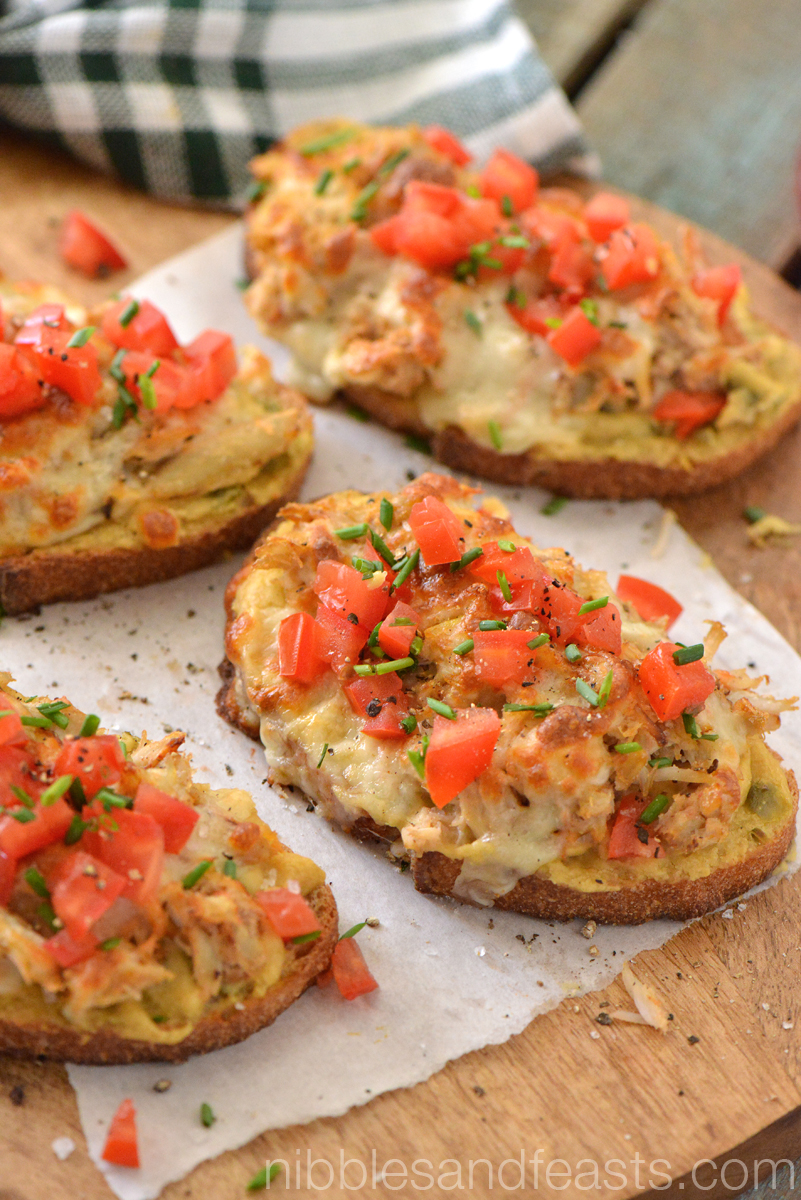 Jalapeño Hummus Crab Melts