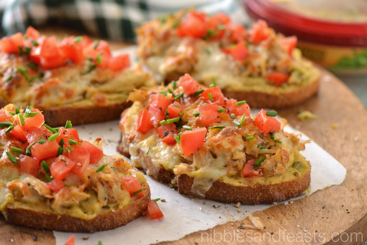 Jalapeño Hummus Crab Melts