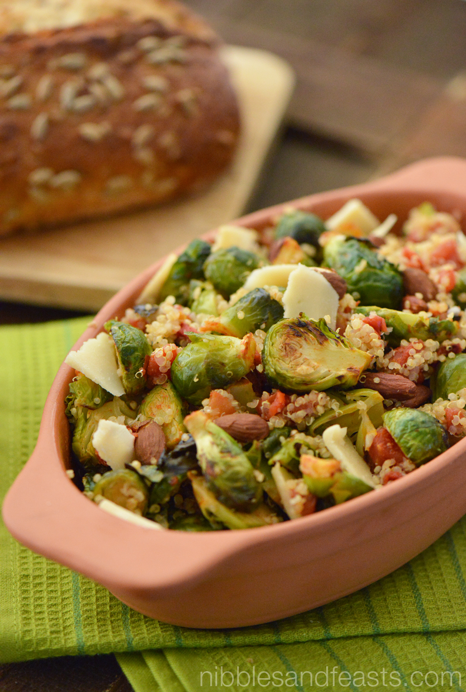 Brussels Sprouts Quinoa Salad