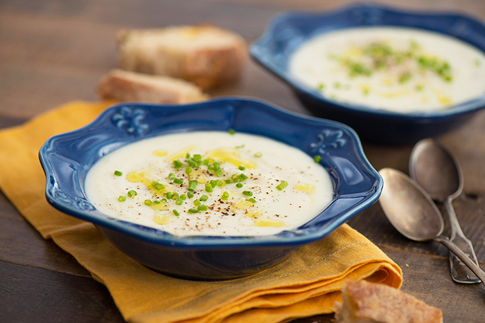 Cream of Cauliflower Soup - Nibbles and Feasts