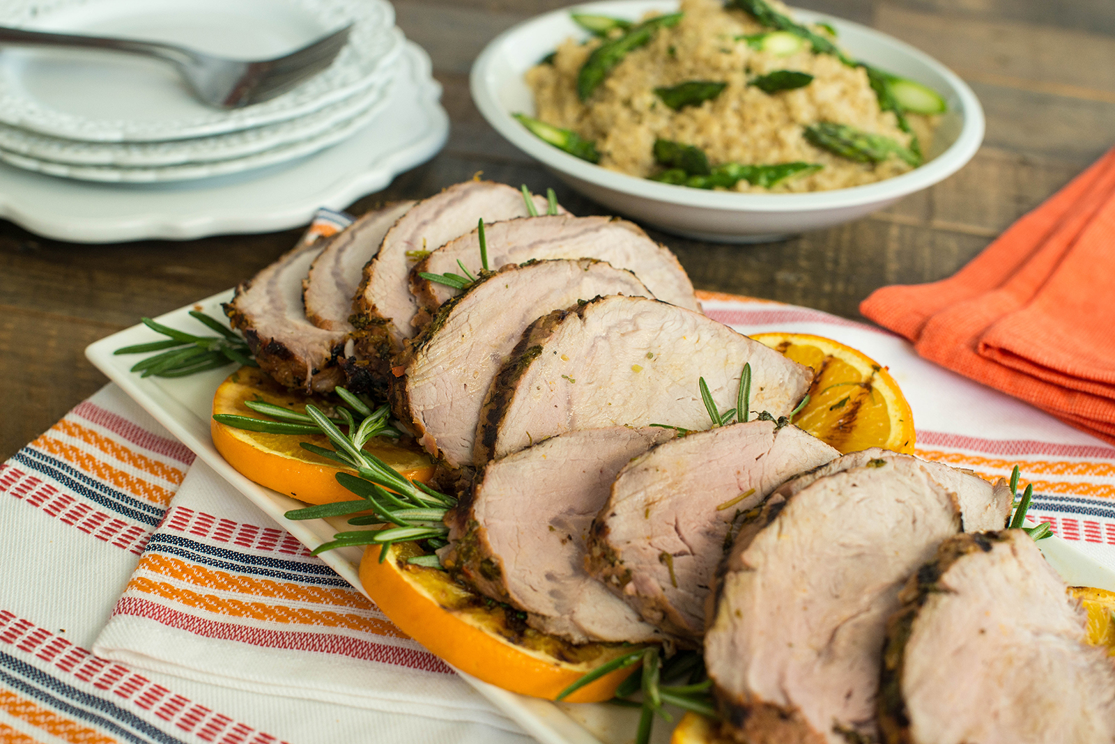 Grilled Citrus Marinated Pork Loin