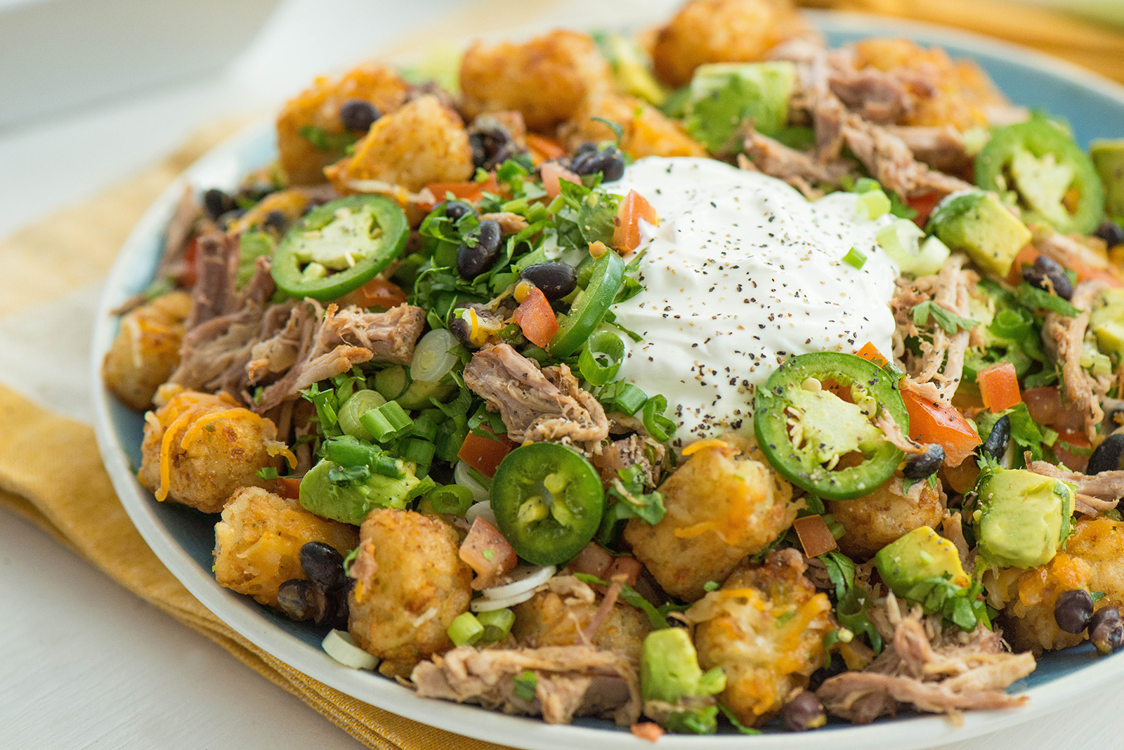 Pulled pork totchos