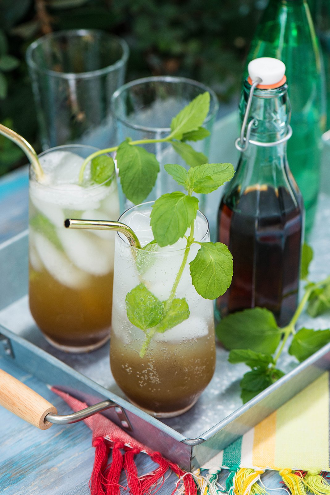 Green Tea Ginger Shrub