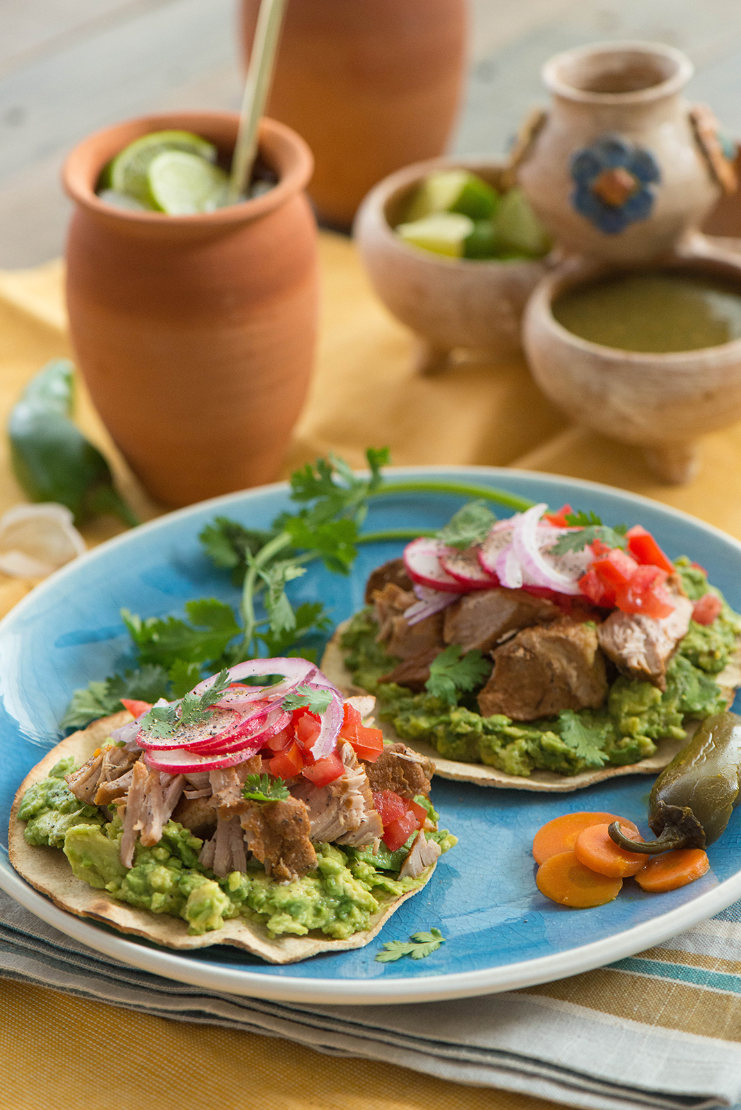 Carnitas Tostada