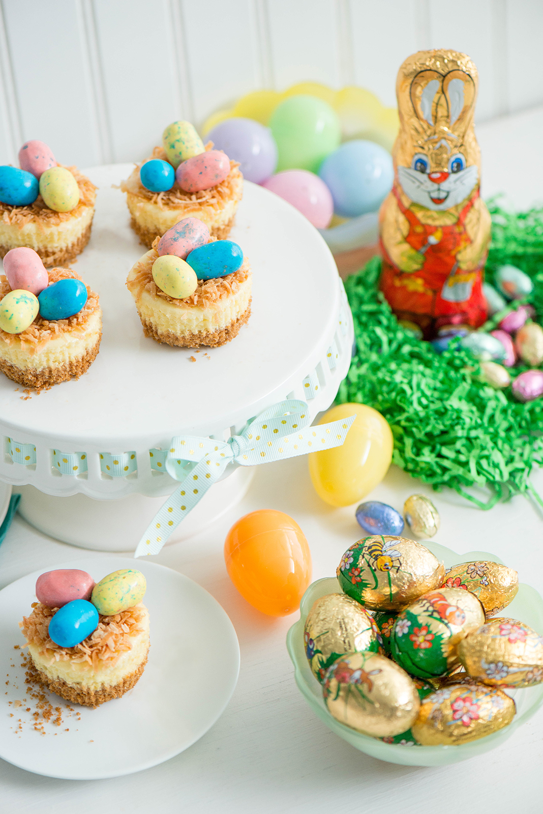 Mini Easter Cheesecake Nests